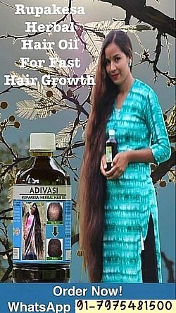 Adivasi herbal Onion hair oil with coconut castor amla bhringraj